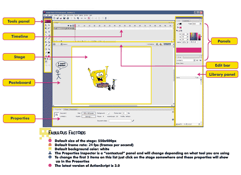 Animate_cs3_interface