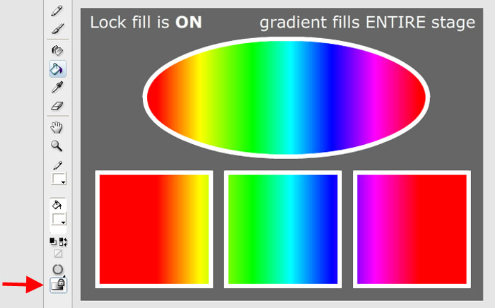 lock fill on